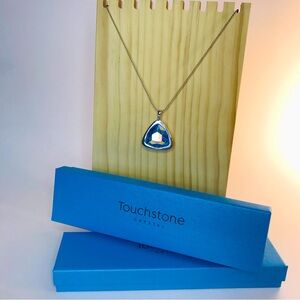 Trilliant Crystal Aurore Boreale Necklace : Touchstone by Swarovski || 1608
